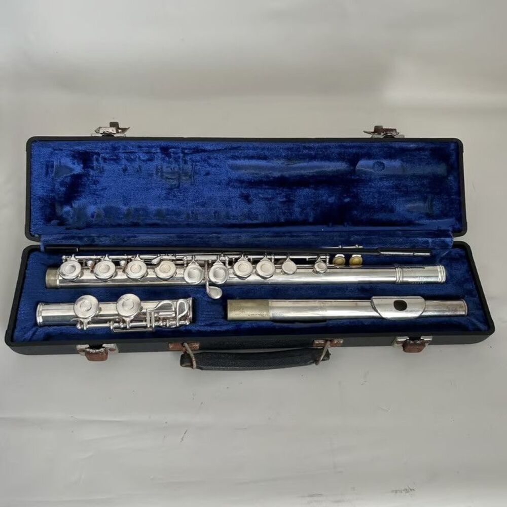 Gemeinhardt 2SP Flute Silver Plated Elkhart IN USA